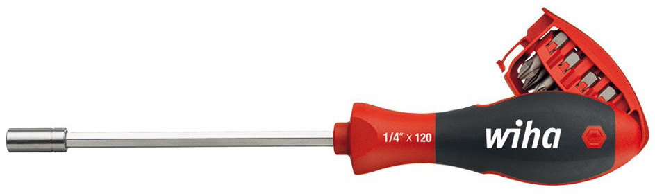 Uchwyt do bitów 1/4 z magazynkiem, magnetyczny