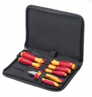 Torba narzędziowa dla elektryków, 6 narzędzi Wiha nr 33969 / 9300-018