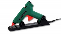Pistolet klejowy bezprzewodowy 80W stalco S-21060     czas pracy 10-15 min (bez doładowania)     ładowanie 5-7 min.     stosowany wkład o średnicy 11,2 mm     wysoka moc i temperatura pracy zapewni szybkie topnienie kleju